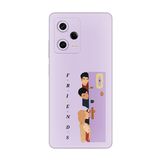 Purple Door Peeker Mobile Skin For Redmi Note 12 Pro 5g