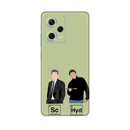 Periodic Table of Friends Mobile Skin For Redmi Note 12 Pro Plus 5g