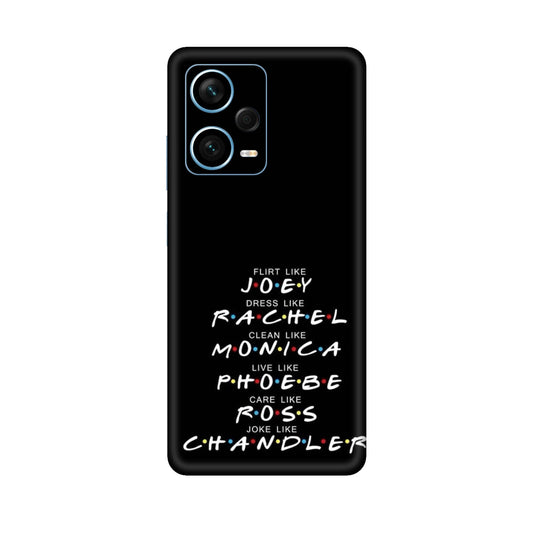 Friends Character Traits Mobile Skin For Redmi Note 12 Pro Plus 5g