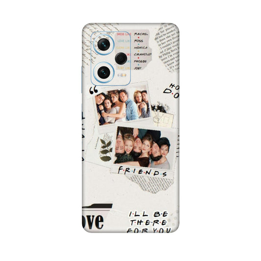 Friends Scrapbook Memory Mobile Skin For Redmi Note 12 Pro Plus 5g