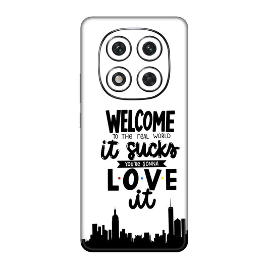 Real World NYC Quote Mobile Skin For Redmi Note 14 Pro 5g