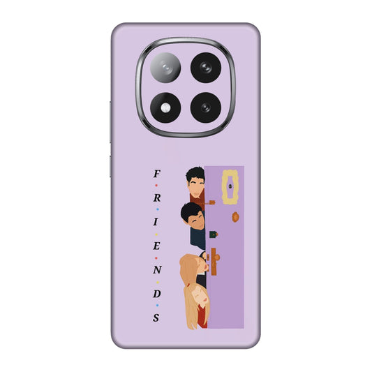 Purple Door Peeker Mobile Skin For Redmi Note 14 Pro Plus 5g