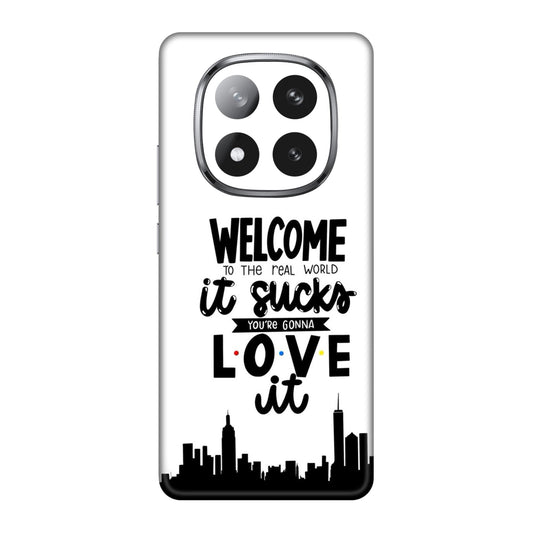 Real World NYC Quote Mobile Skin For Redmi Note 14 Pro Plus 5g