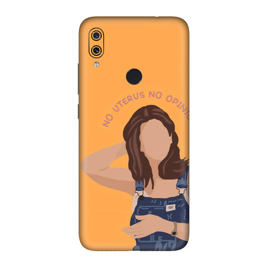 No Uterus No Opinion Mobile Skin For Redmi Note 7