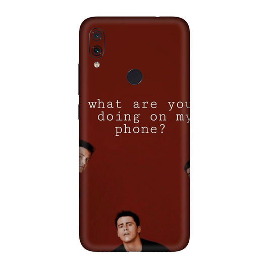 Peeping Trio Phone Check Mobile Skin For Redmi Note 7