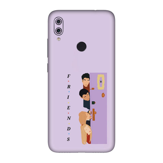 Purple Door Peeker Mobile Skin For Redmi Note 7