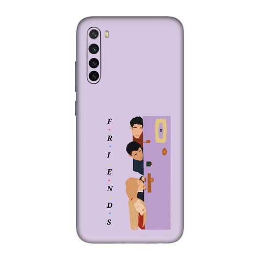 Purple Door Peeker Mobile Skin For Redmi Note 8