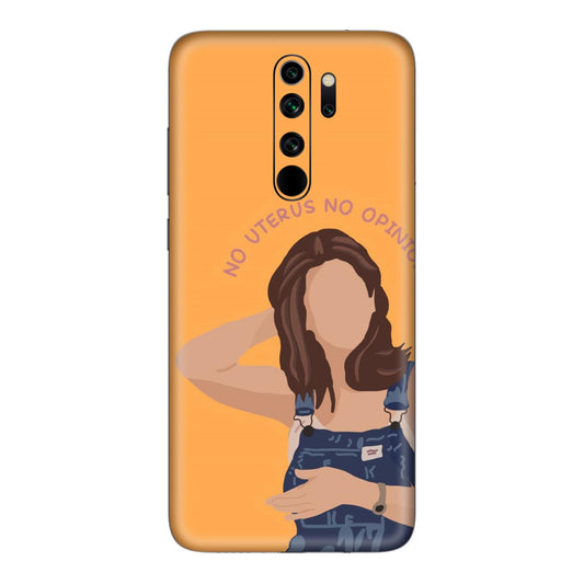 No Uterus No Opinion Mobile Skin For Redmi Note 8 Pro
