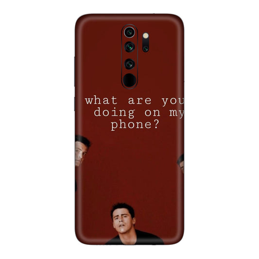 Peeping Trio Phone Check Mobile Skin For Redmi Note 8 Pro
