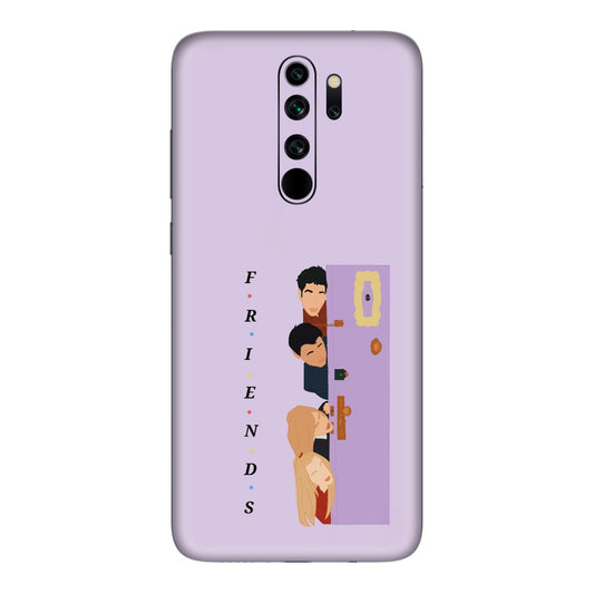 Purple Door Peeker Mobile Skin For Redmi Note 8 Pro