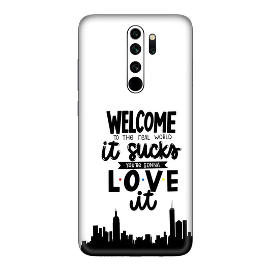 Real World NYC Quote Mobile Skin For Redmi Note 8 Pro