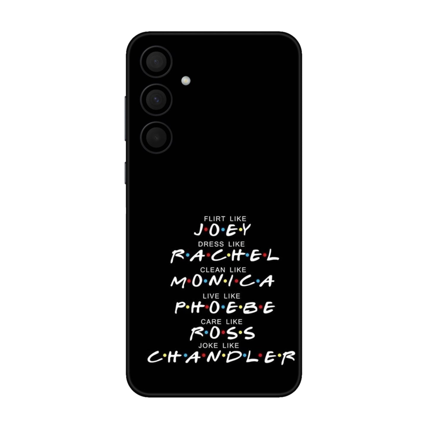 Friends Character Traits Mobile Skin For Samsung Galaxy A35 5g