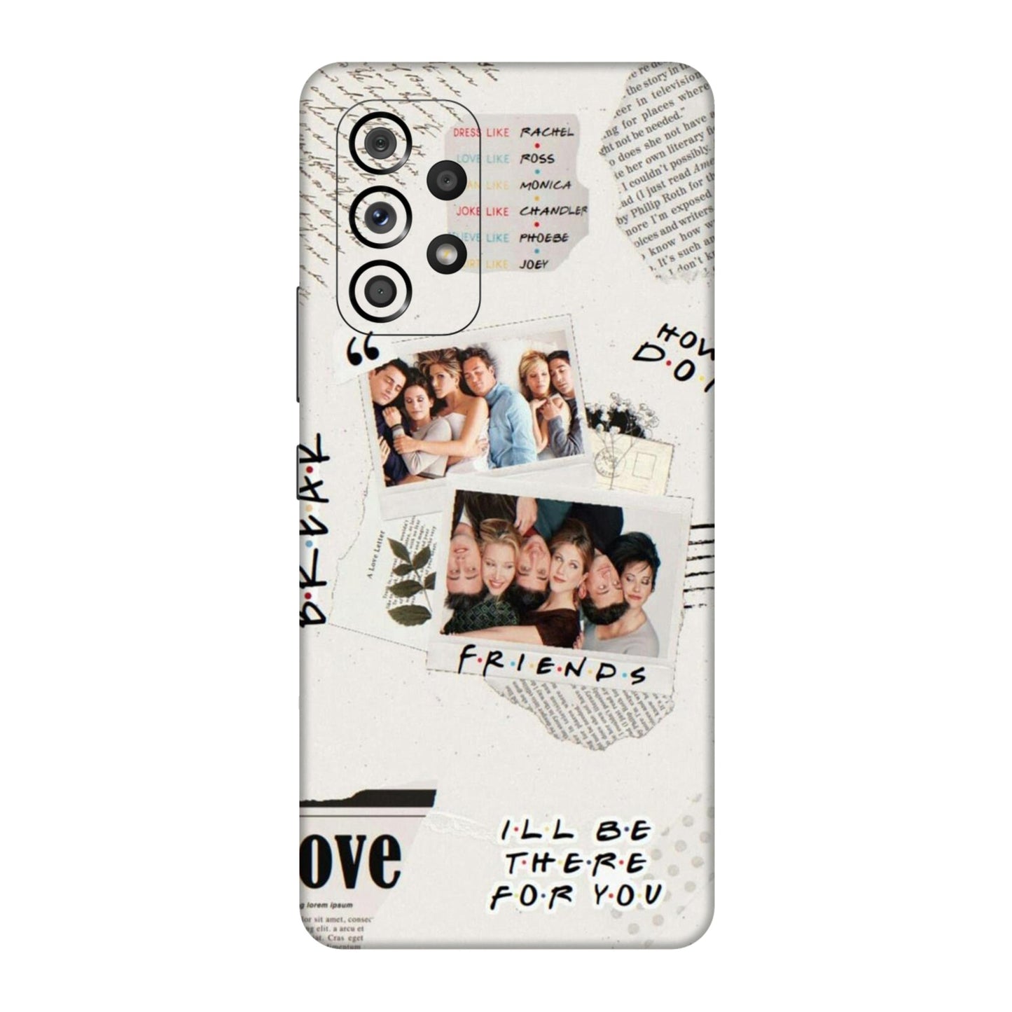 Friends Scrapbook Memory Mobile Skin For Samsung Galaxy A53 5g