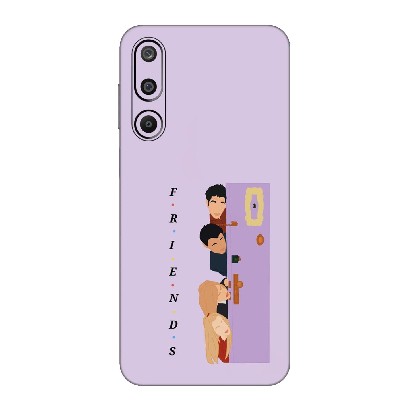 Purple Door Peeker Mobile Skin For Samsung Galaxy F16 5g
