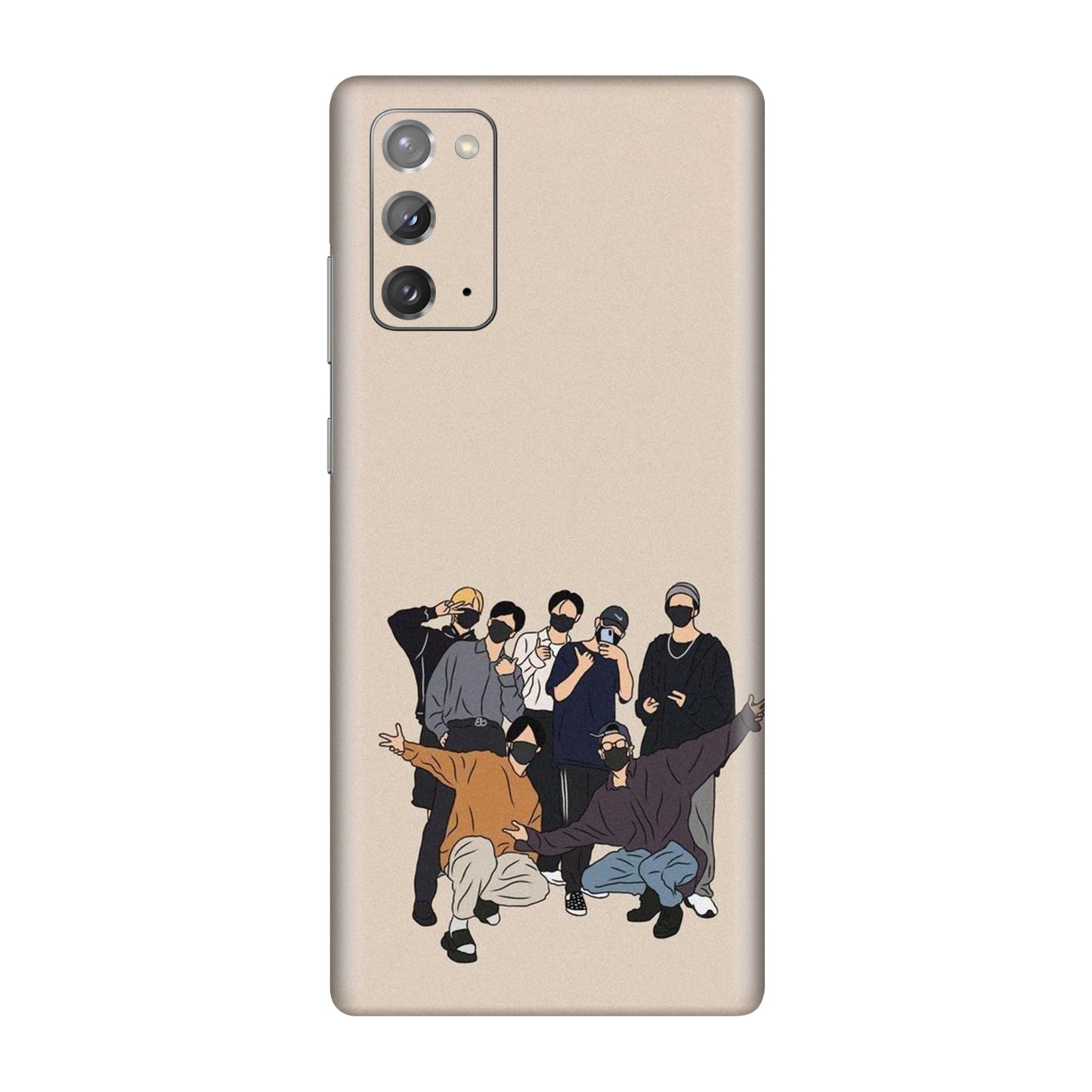 Minimalist Masked Crew Mobile Skin For Samsung Galaxy Note 20