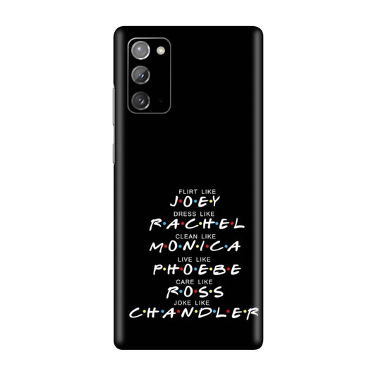 Friends Character Traits Mobile Skin For Samsung Galaxy Note 20