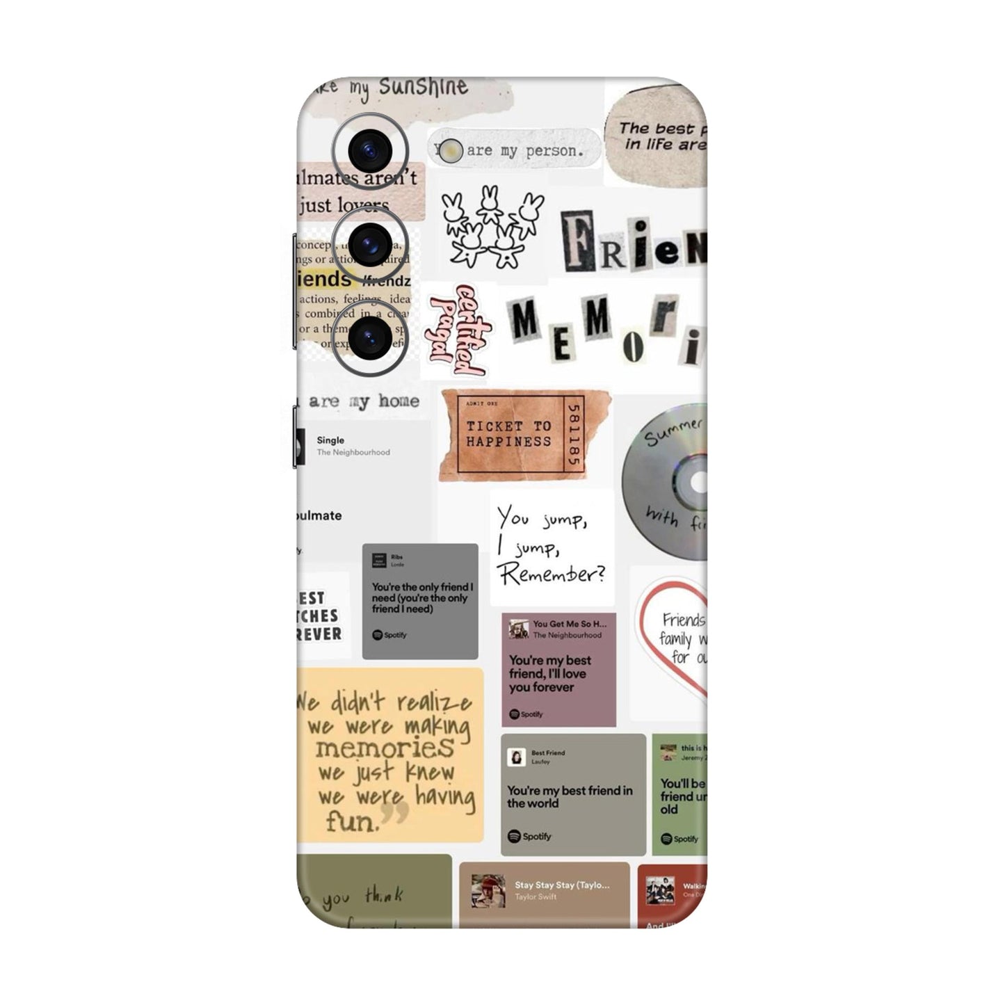 Soulmates & Memories Collage Mobile Skin For Samsung Galaxy S23 5g