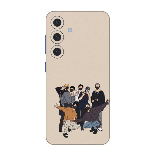 Minimalist Masked Crew Mobile Skin For Samsung Galaxy S25 5g