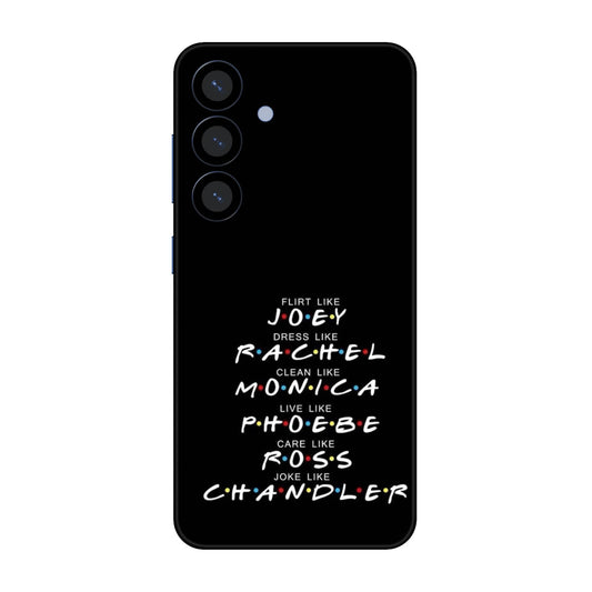 Friends Character Traits Mobile Skin For Samsung Galaxy S25 5g