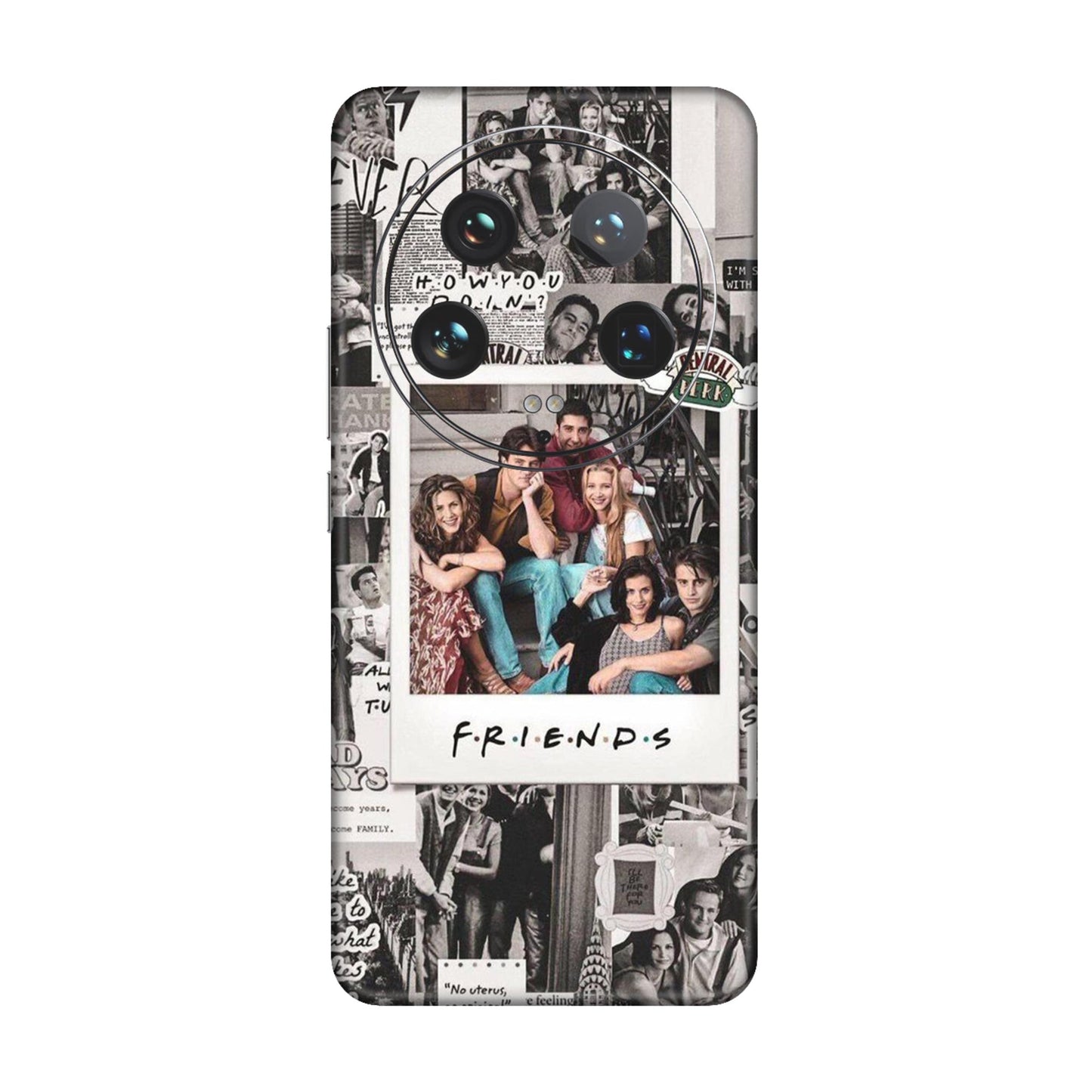 Vintage Friends Collage Mobile Skin For Xiaomi 14 Ultra 5g