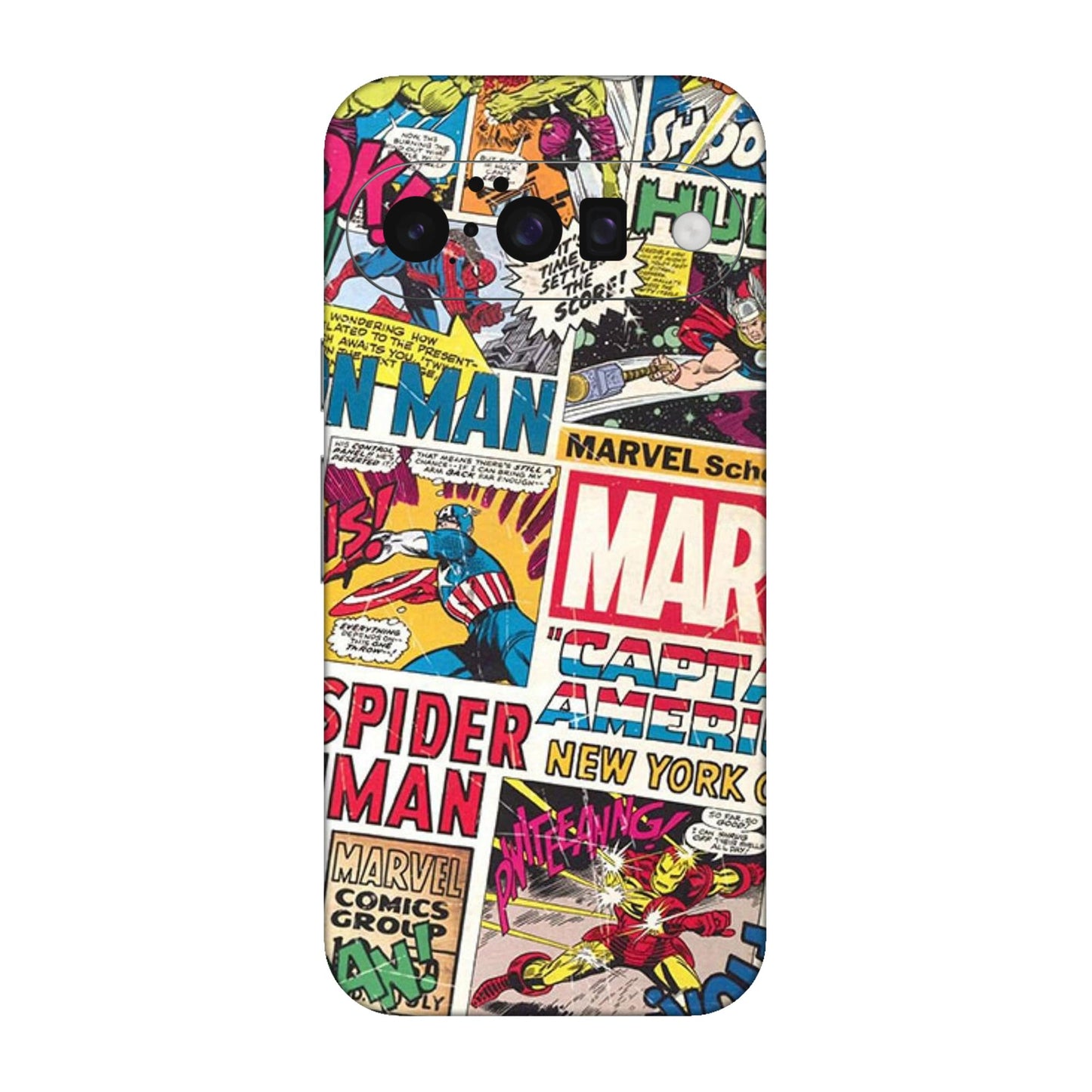 Vintage Marvel Comic Bomb Mobile Skin For Google Pixel 10 5g