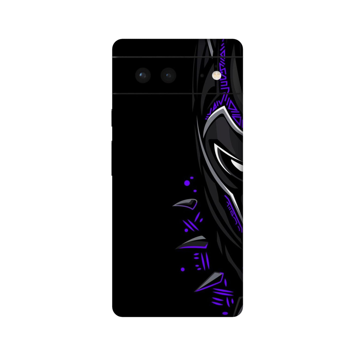 Neon Vibe Cat Mobile Skin For Google Pixel 6 5g