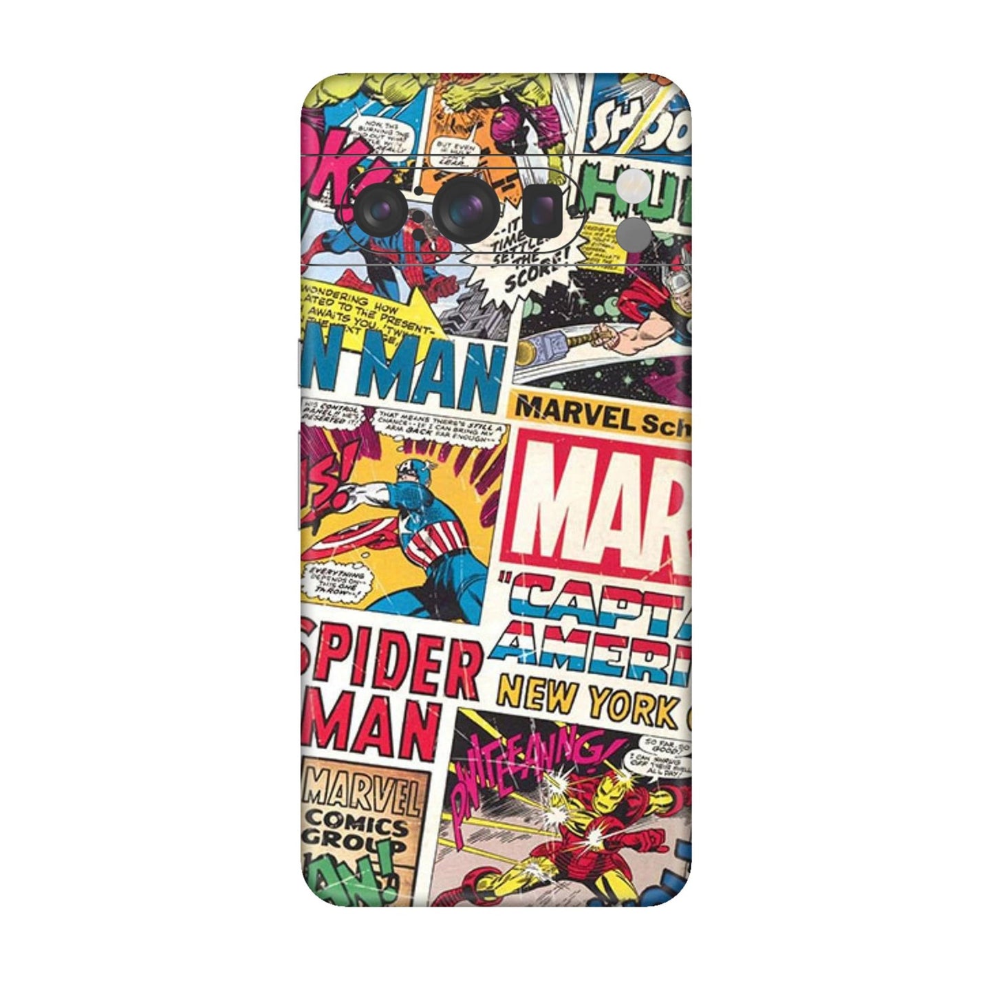 Vintage Marvel Comic Bomb Mobile Skin For Google Pixel 8 Pro 5g