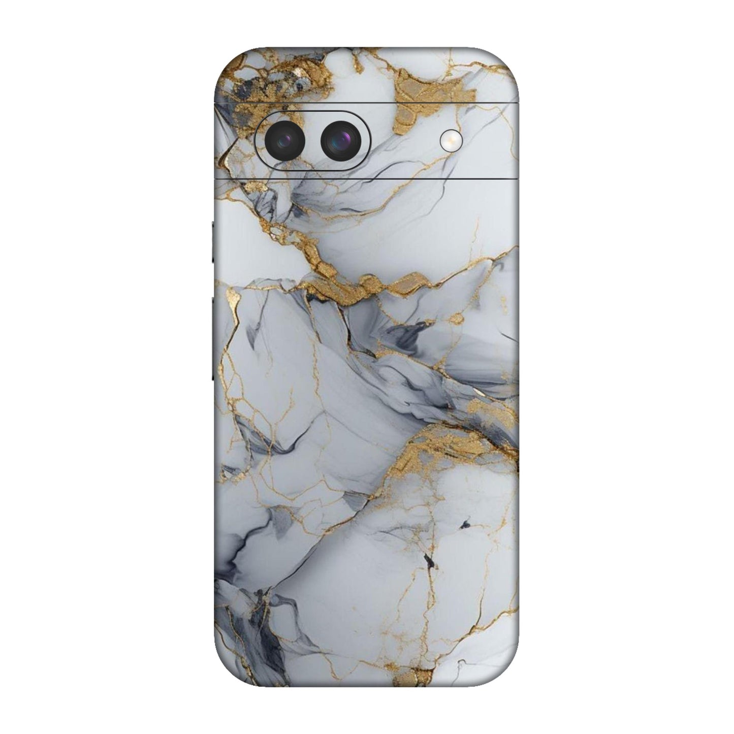 White Gold Luxury Marble Mobile Skin For Google Pixel 8a 5g