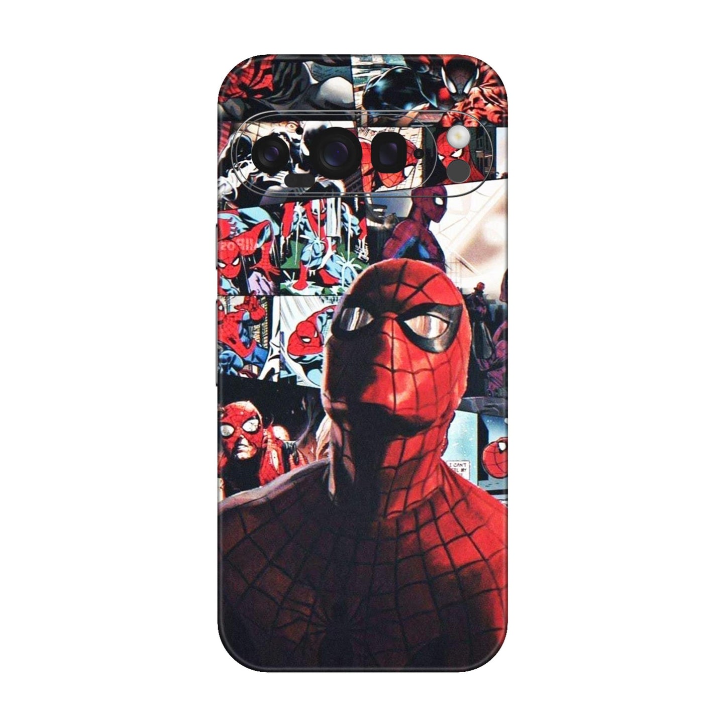 Vintage Spider Man Collage Mobile Skin For Google Pixel 9 Pro 5g