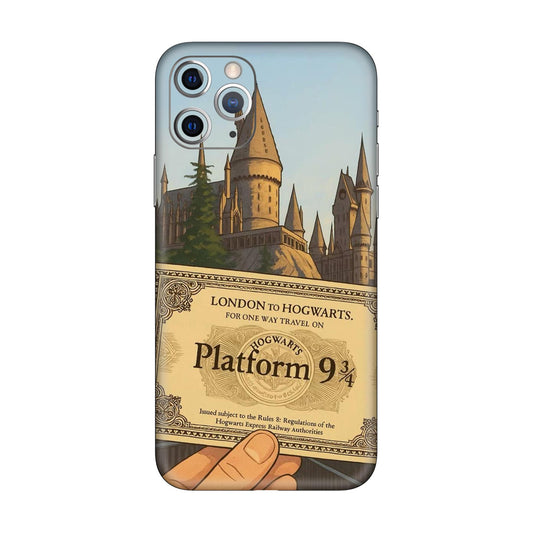 Hogwarts Express Ticket Mobile Skin For iPhone 11 Pro