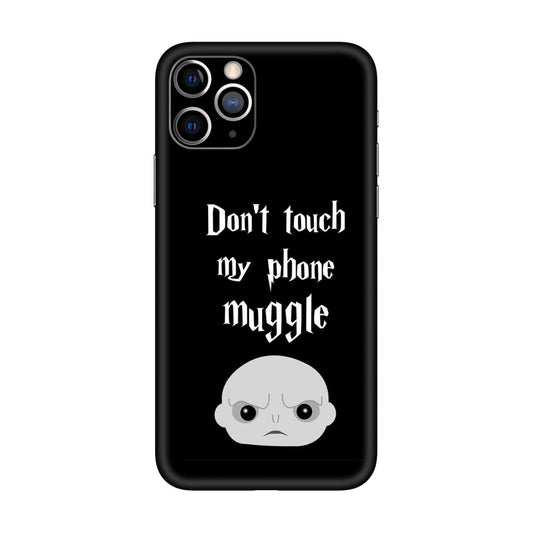 Don't Touch My Phone, Muggle Mobile Skin For iPhone 11 Pro