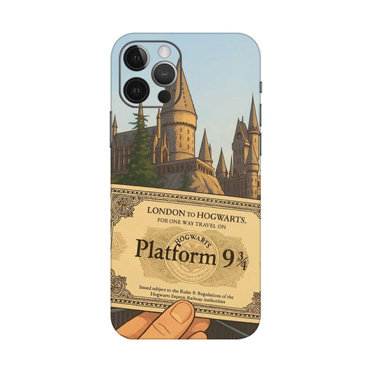 Hogwarts Express Ticket Mobile Skin For iPhone 12 Pro Max