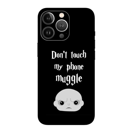 Don't Touch My Phone, Muggle Mobile Skin For iPhone 13 Pro Max