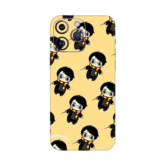 Harry Potter Cartoon Pattern Mobile Skin For iPhone 14 Pro