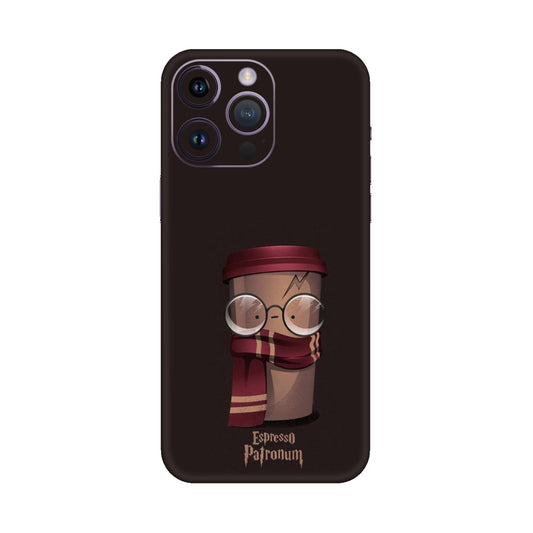 Espresso Patronum Coffee Cup Mobile Skin For iPhone 14 Pro