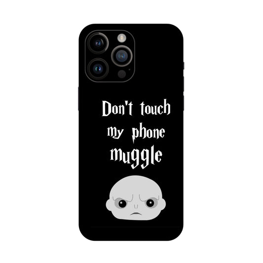 Don't Touch My Phone, Muggle Mobile Skin For iPhone 14 Pro Max