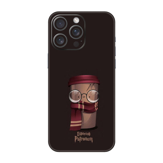 Espresso Patronum Coffee Cup Mobile Skin For iPhone 15 Pro Max