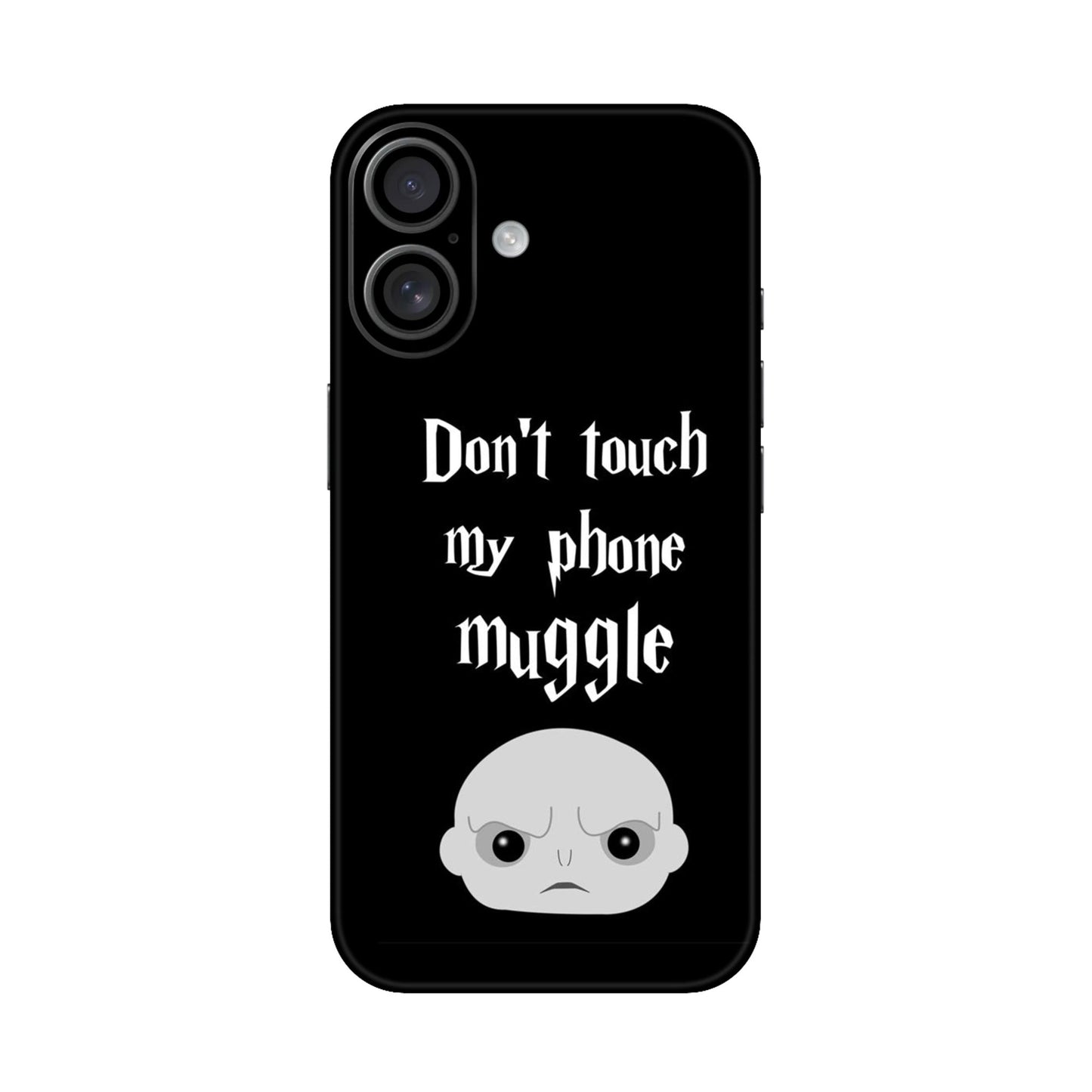 Don't Touch My Phone, Muggle Mobile Skin For iPhone 16