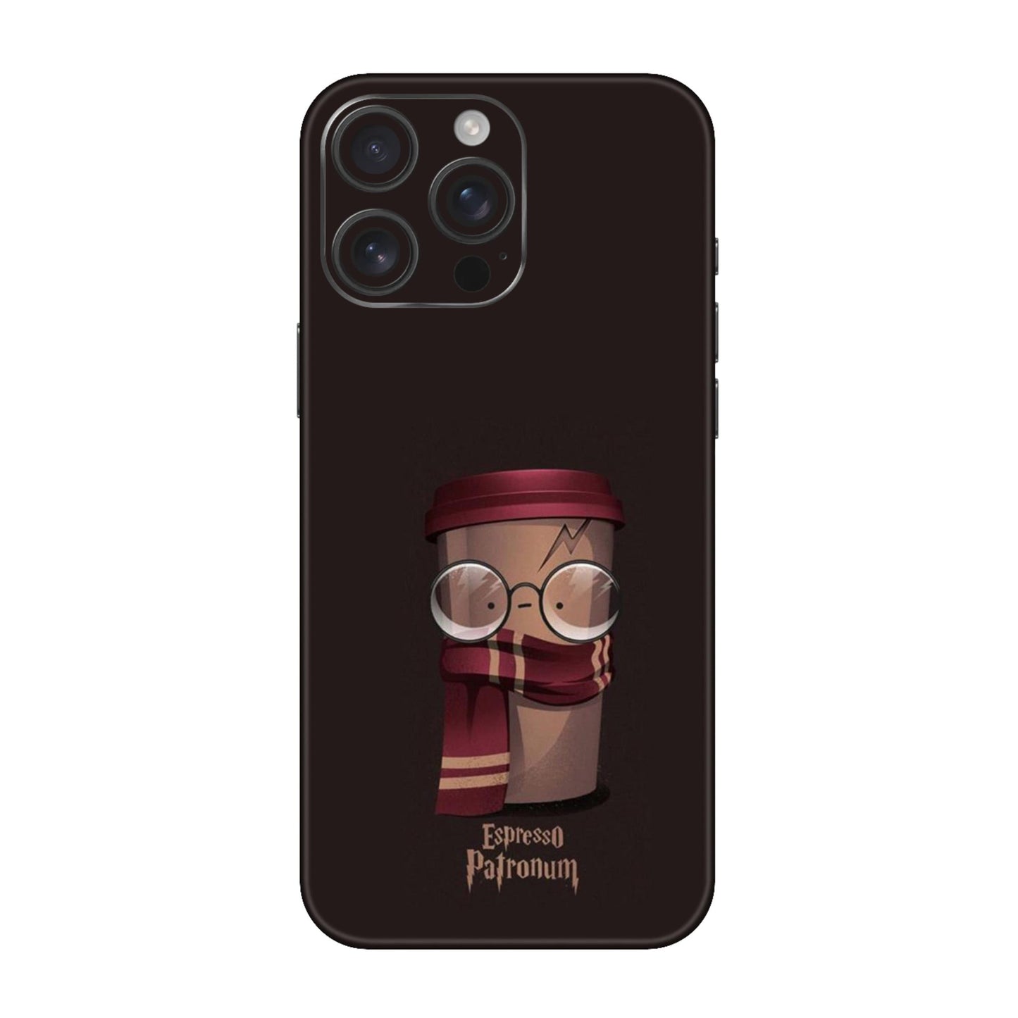 Espresso Patronum Coffee Cup Mobile Skin For iPhone 16 Pro Max