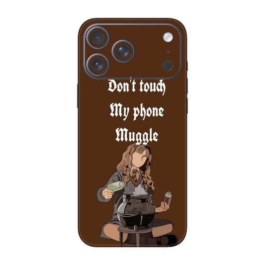 Hermione Don’t Touch My Phone, Muggle Mobile Skin For iPhone 17 Pro Max