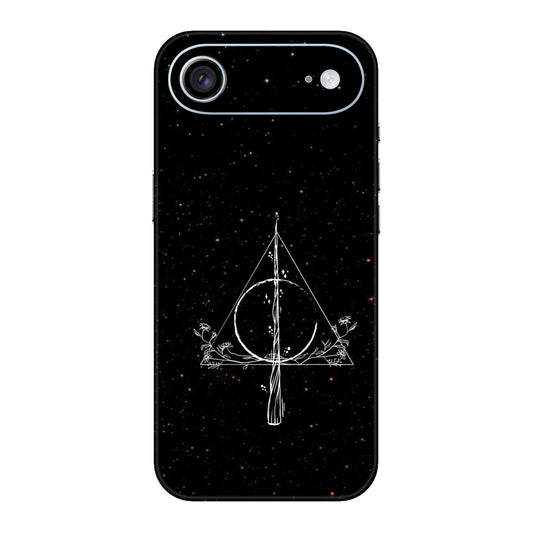 Floral Deathly Hallows Mobile Skin For iPhone Air