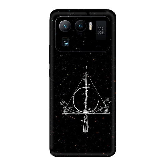 Floral Deathly Hallows Mobile Skin For Mi 11 Ultra