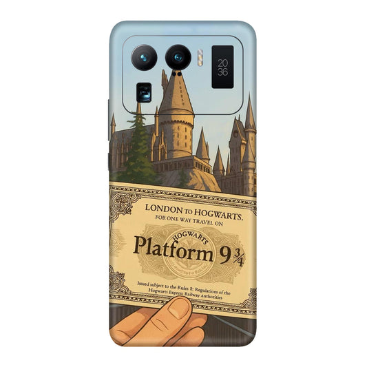 Hogwarts Express Ticket Mobile Skin For Mi 11 Ultra