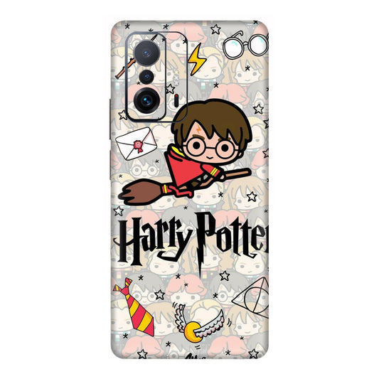 Chibi Harry Potter Magic Icons Mobile Skin For Mi 11T Pro