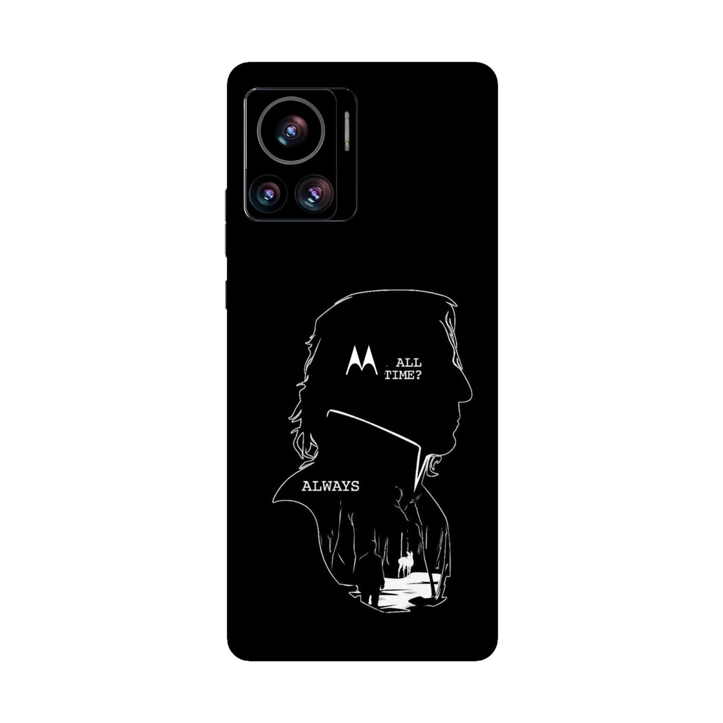 Severus Snape Always Silhouette Mobile Skin For Motorola Edge 30 Ultra 5G