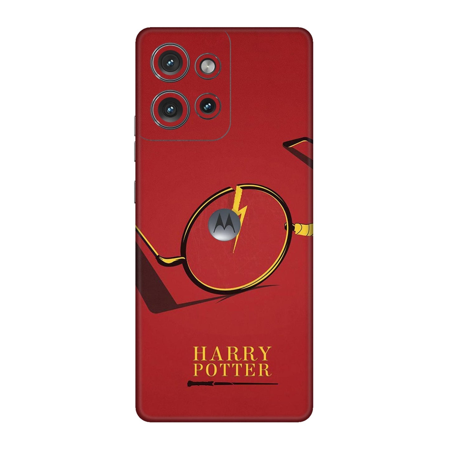 Minimalist Harry Potter Glasses Mobile Skin For Motorola Edge 50 5G