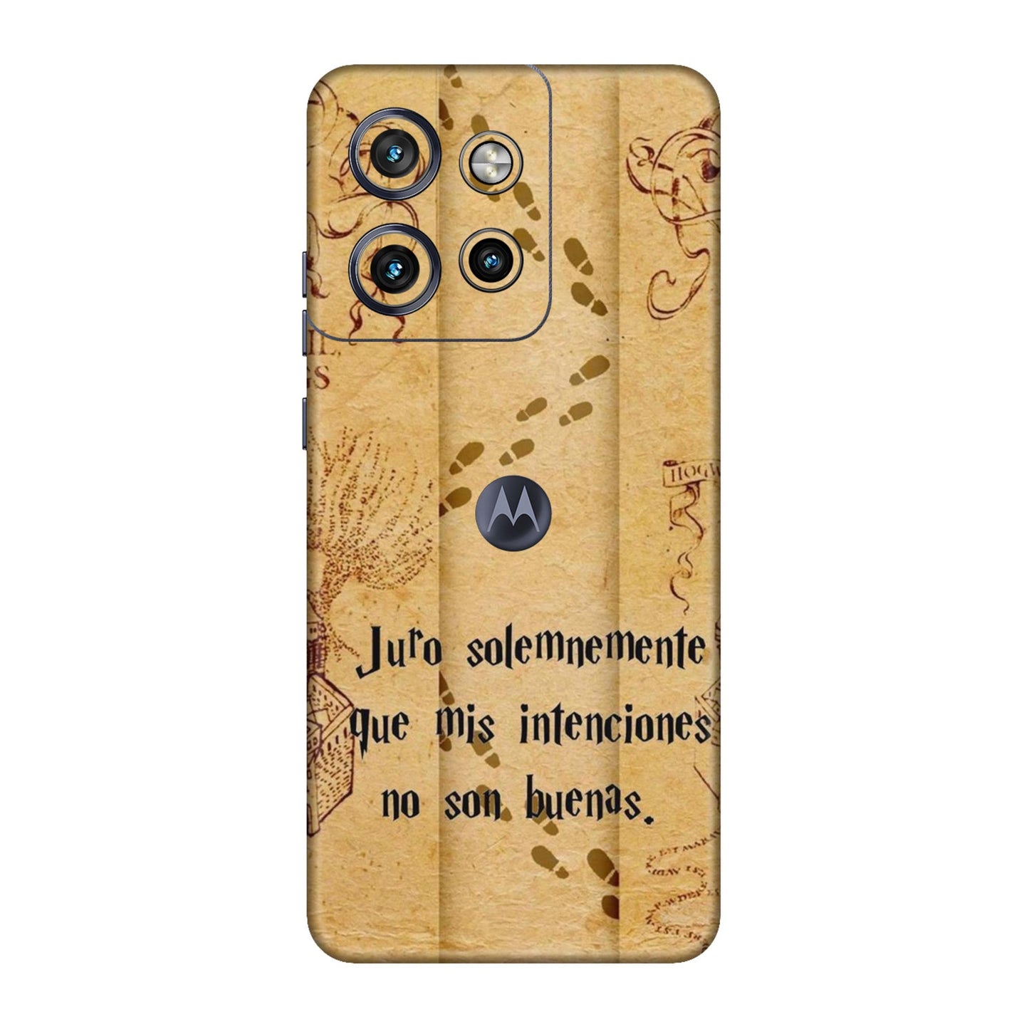 Marauders Map Spanish Edition Mobile Skin For Motorola Edge 50 Neo 5G