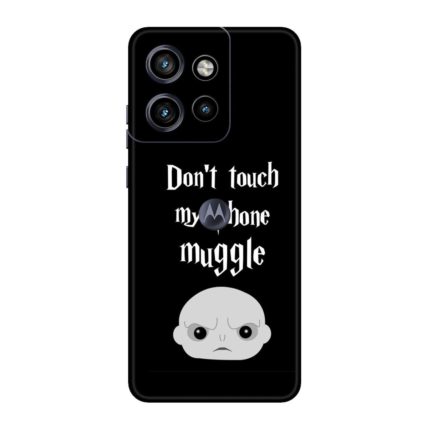 Don't Touch My Phone, Muggle Mobile Skin For Motorola Edge 50 Neo 5G