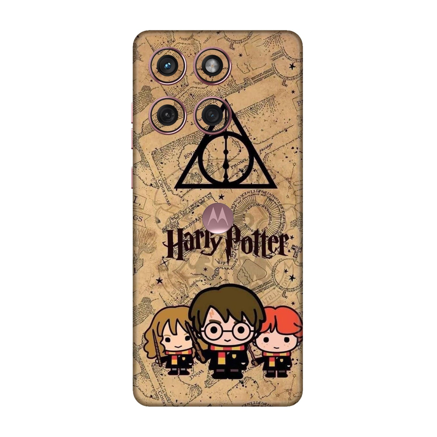 Harry Potter Trio Mobile Skin For Motorola Edge 60 Fusion 5G