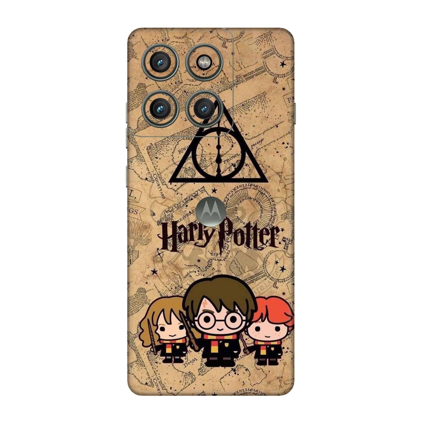 Harry Potter Trio Mobile Skin For Motorola Edge 60 Pro 5G